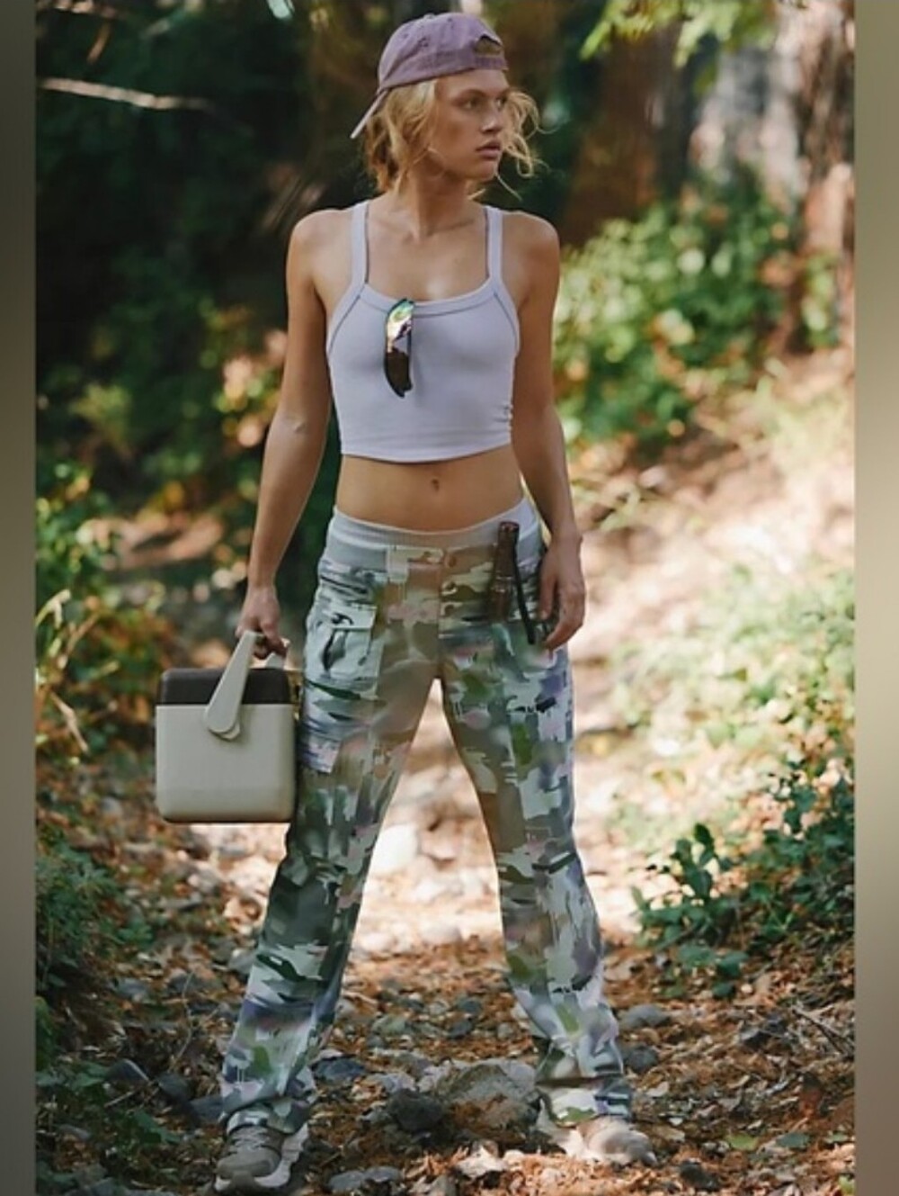 Free People Movement Cascade Printed Flares pants. Size: S In Wild Style Camo